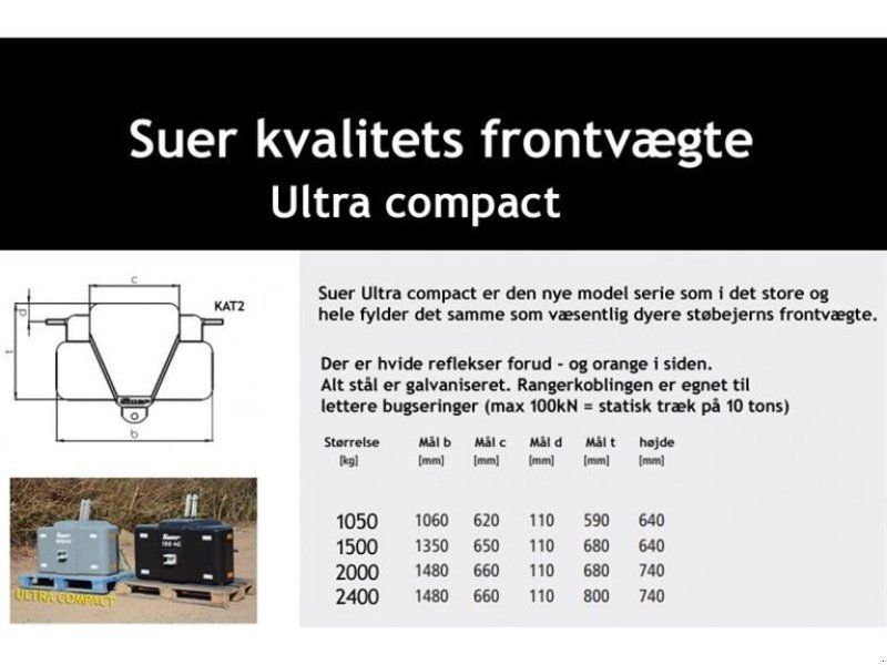 Suer 2400 kg ultra kompakt