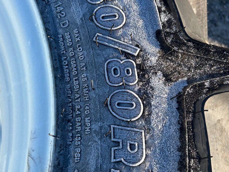 Goodyear 380/90R54 + 380/80R38 spor 2.25m 10 huls bag + stor NH/Case bo