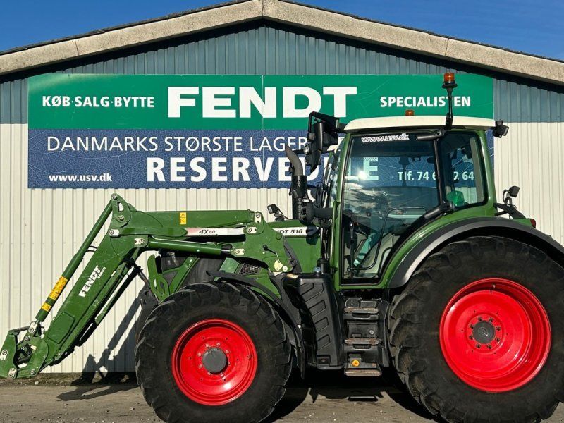Fendt 516 Vario S4 Power Plus Med Frontlæsser 4x80
