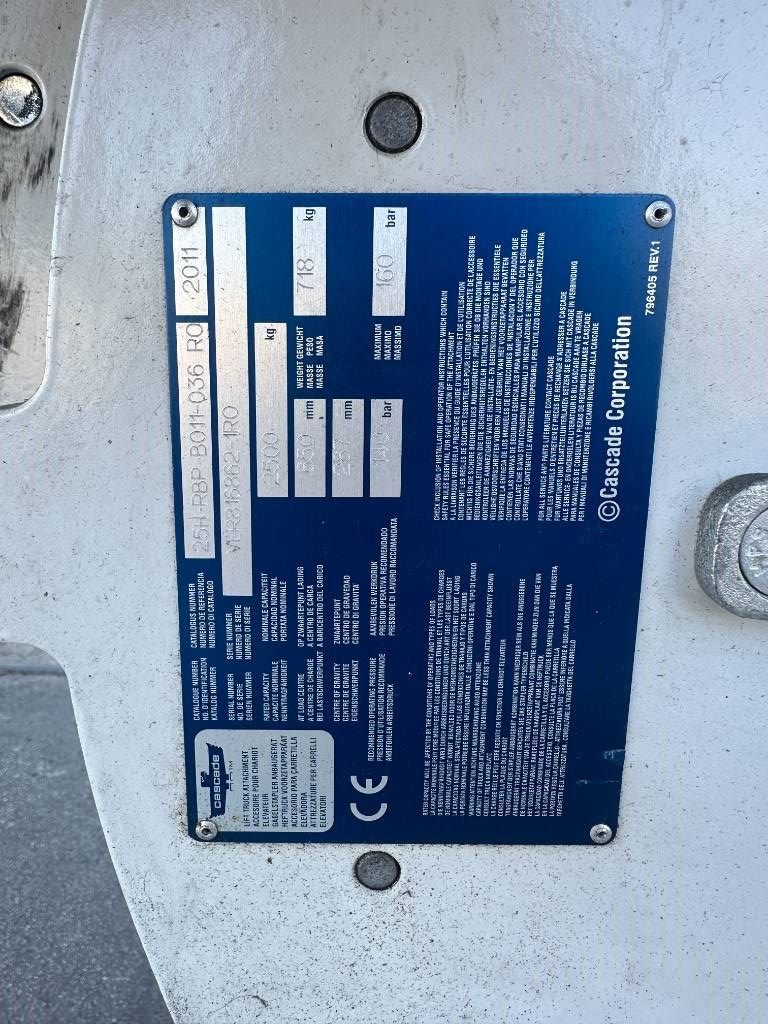 Cascade klem | Paper Roll Clamp | 25H-RBP papierklem rolle