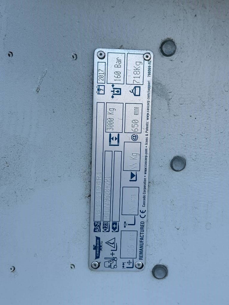 Cascade klem | Paper Roll Clamp | 30H-RDP papierklem rolle