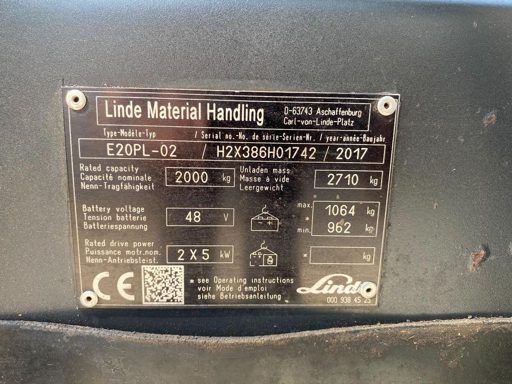 Linde E20PL-02 MH16253-a