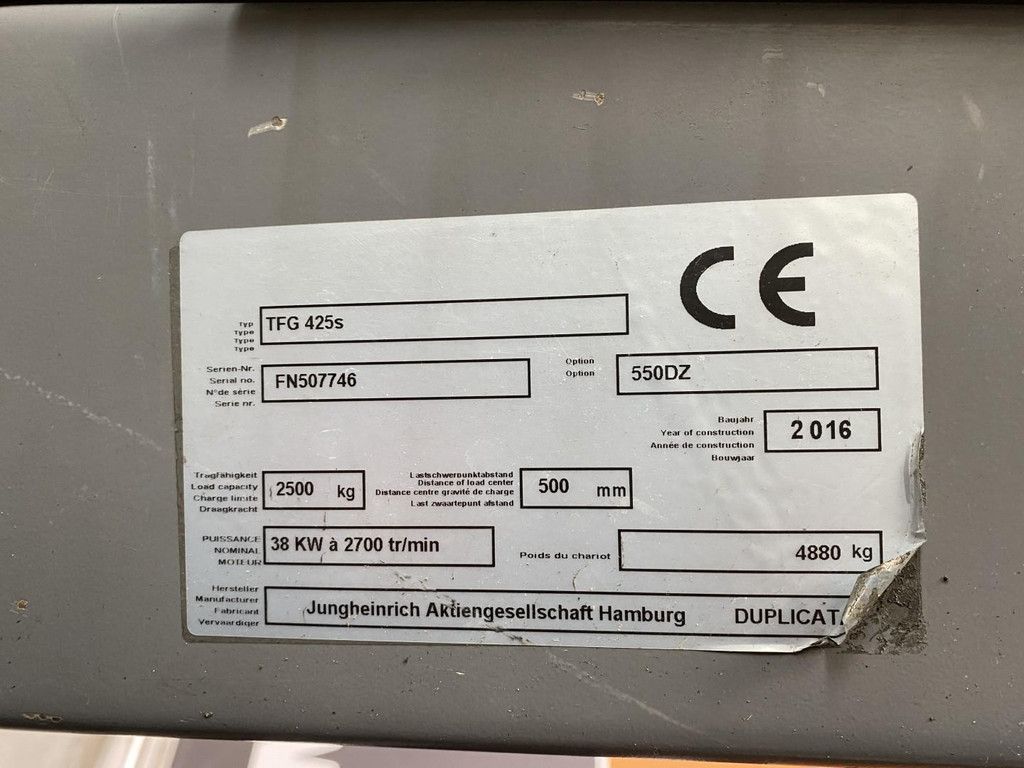 Jungheinrich TFG425s MH16304-a