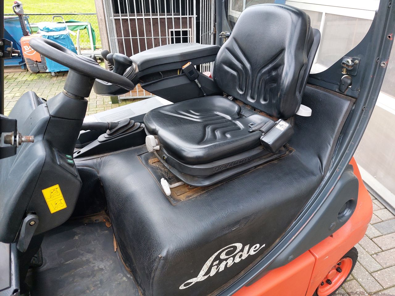 Linde E18 triplex sideshift vorkspreider 2004