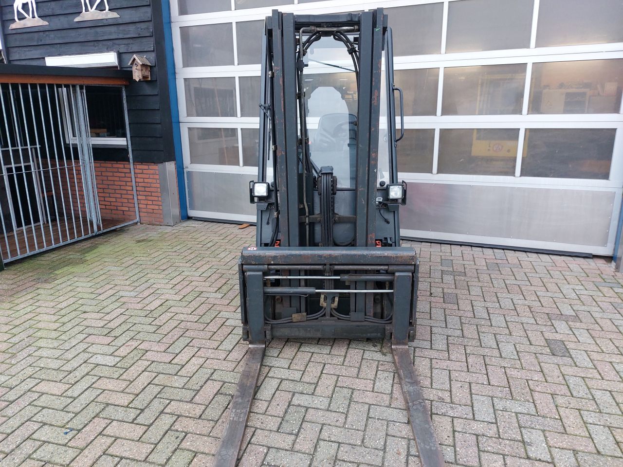 Linde E18 triplex sideshift vorkspreider 2004
