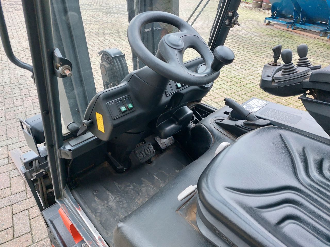 Linde E18 triplex sideshift vorkspreider 2004
