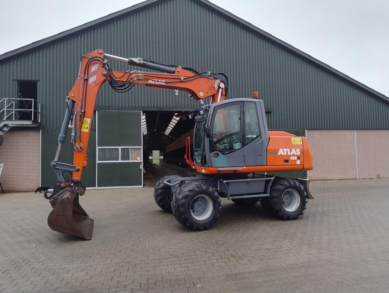 Atlas w150 mobiele bandenkraan