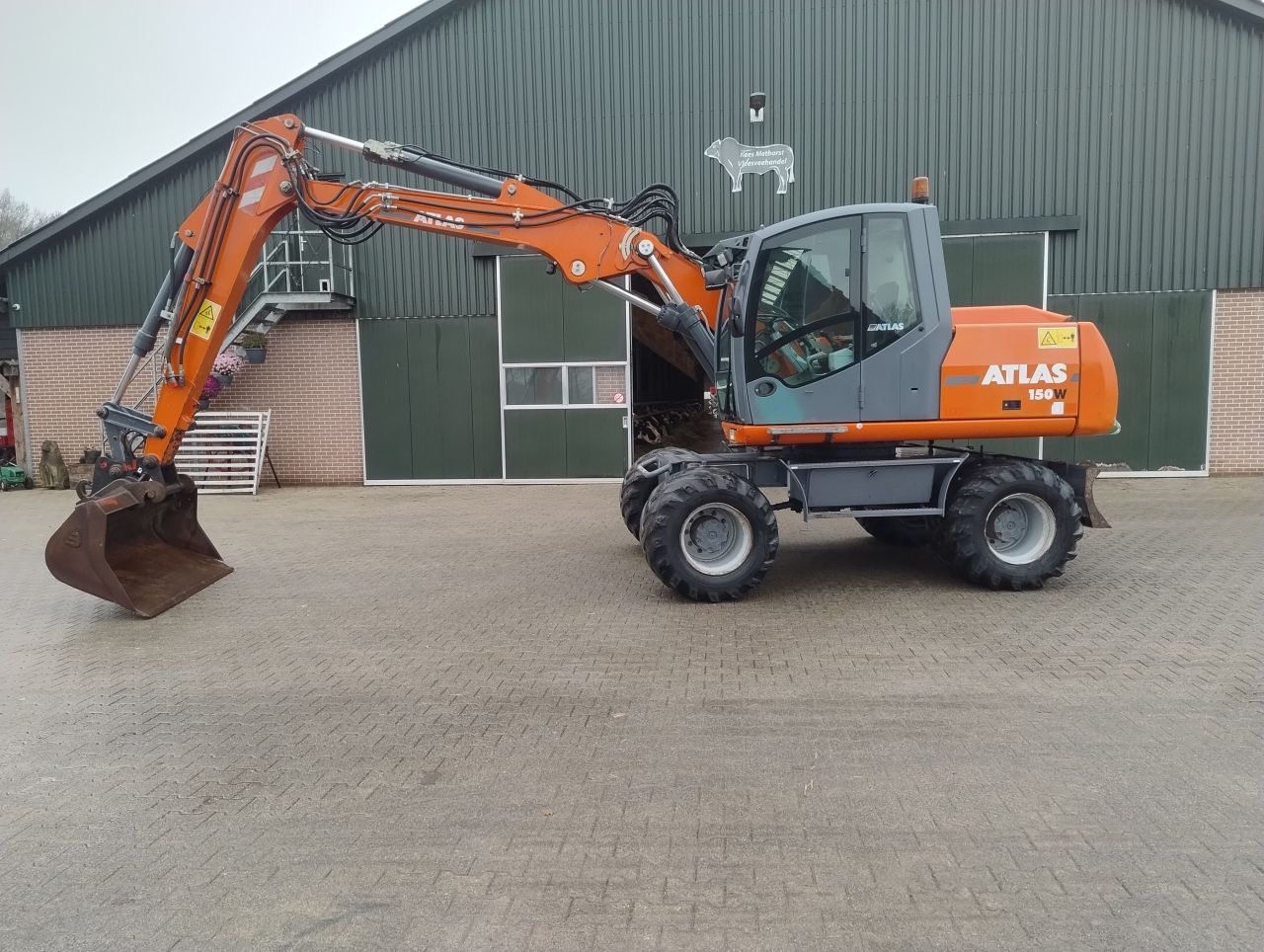 Atlas w150 mobiele bandenkraan