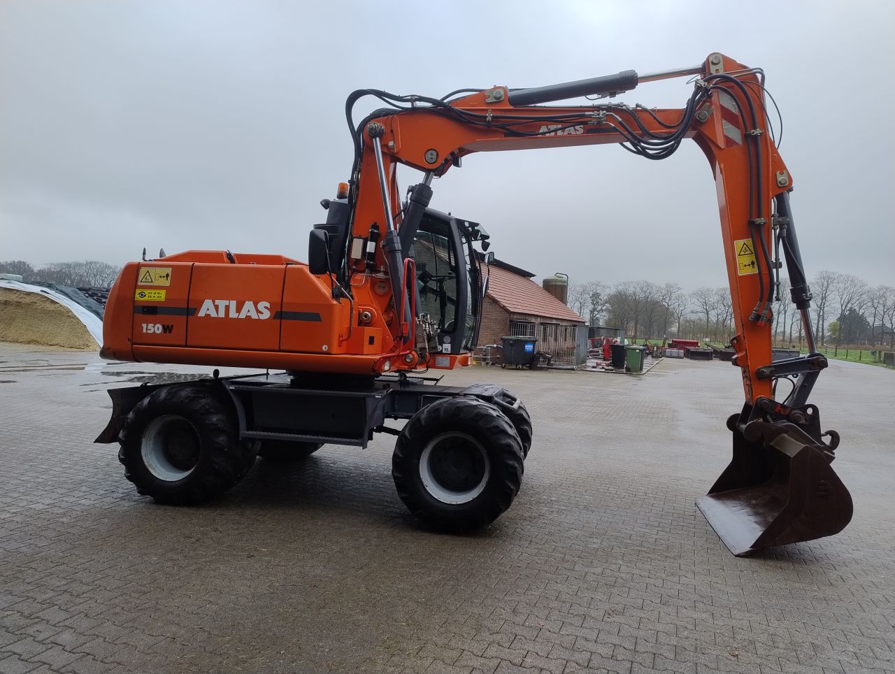 Atlas w150 mobiele bandenkraan