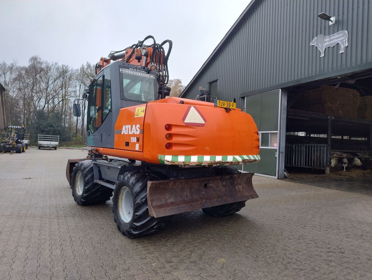 Atlas w150 mobiele bandenkraan