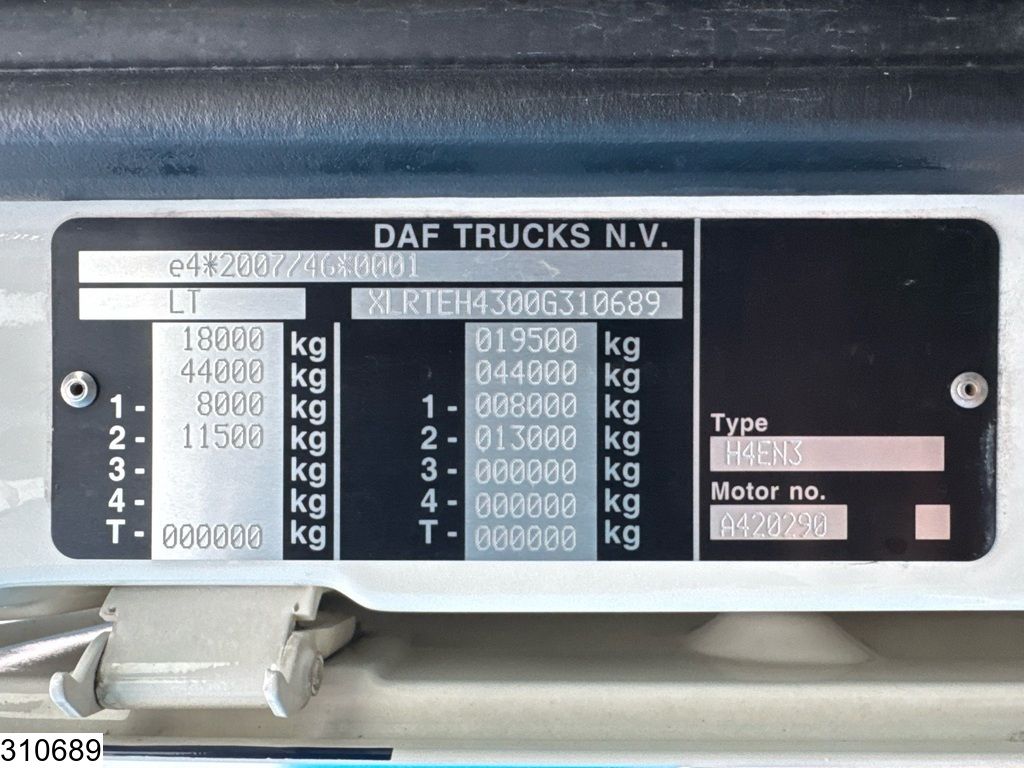 DAF XF 480 EURO 6d, ACC