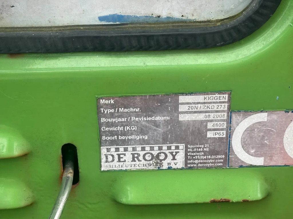 Sidalco Liggen/de rooij pers container