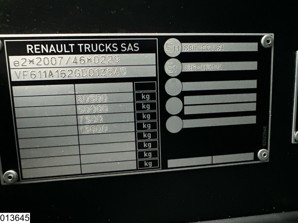 Renault T 460 EURO 6, Hydraulics