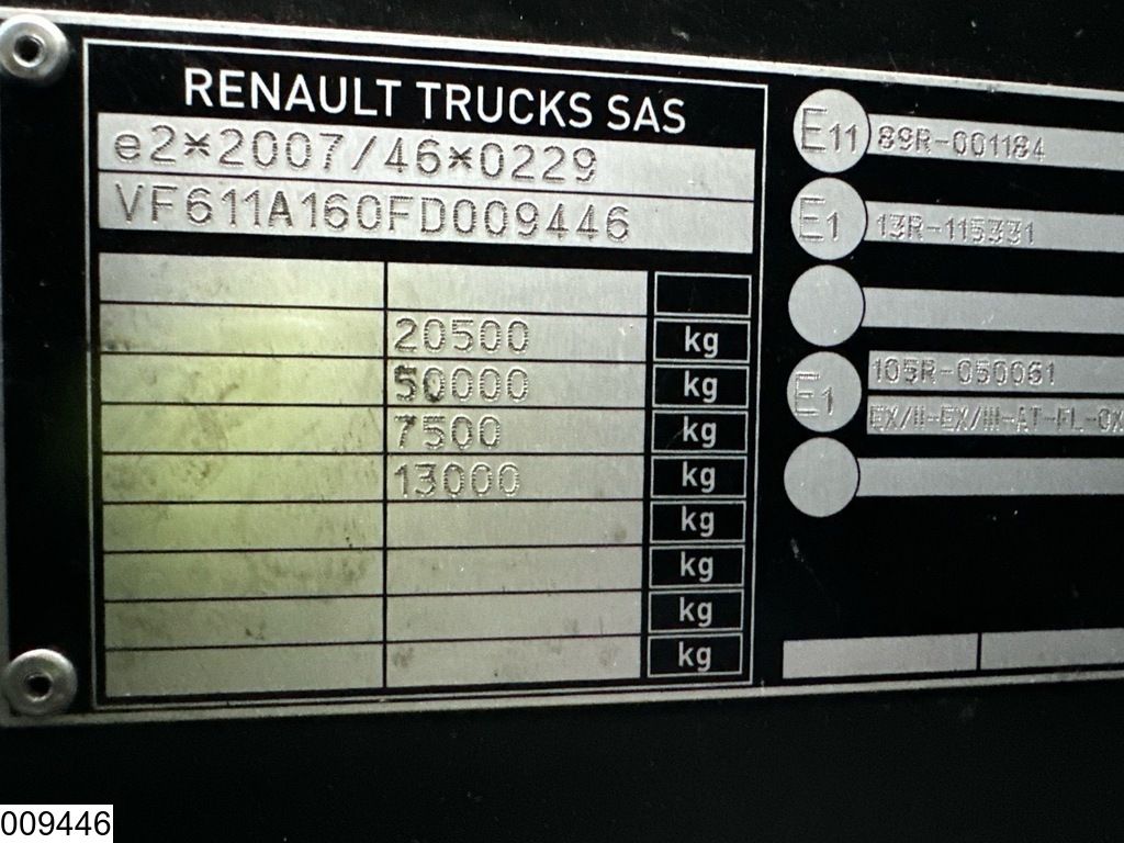 Renault T 460 EURO 6, Retarder, PTO