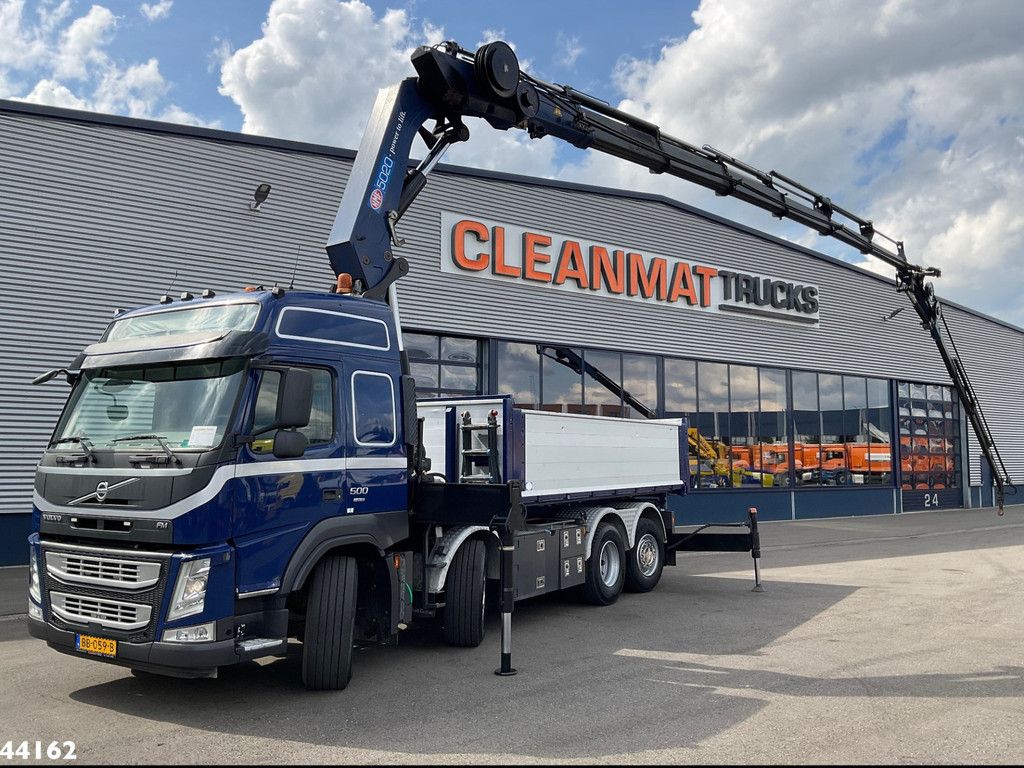 Volvo FM 500 Euro 6 HMF 50 Tonmeter laadkraan + Fly-Jib