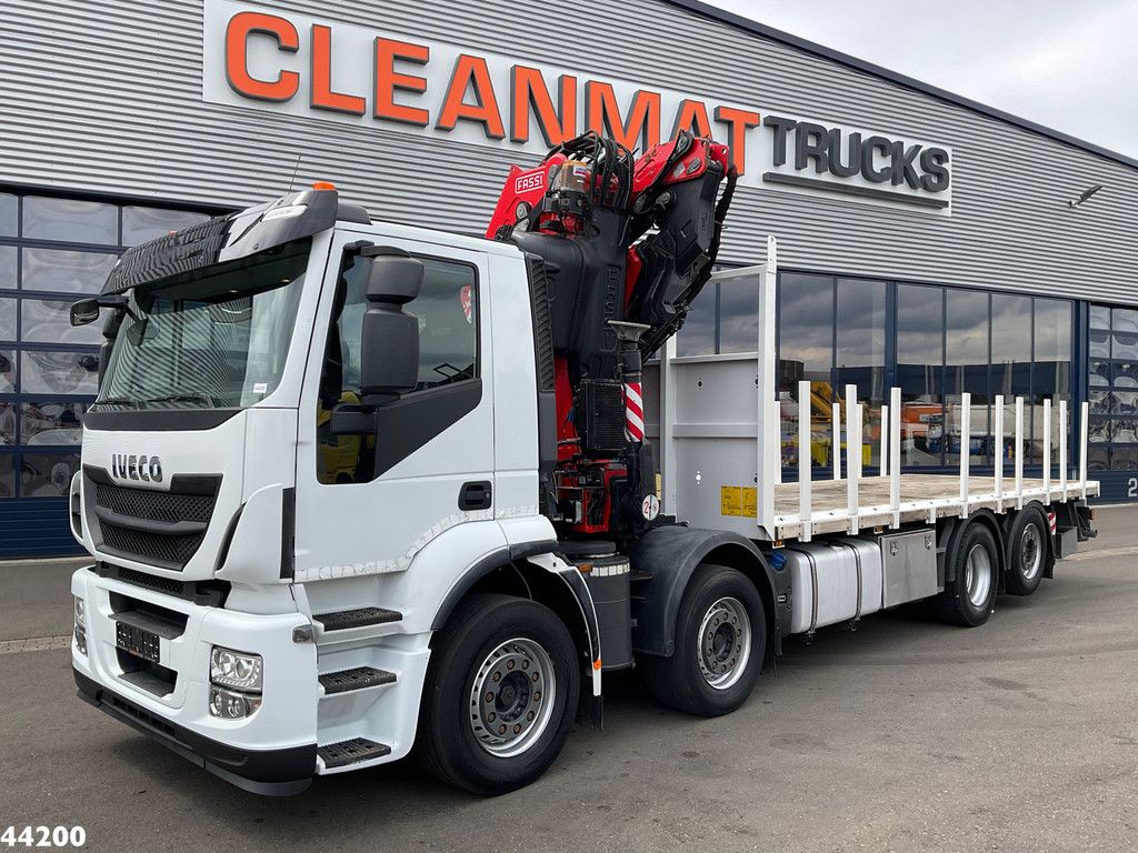 Iveco Stralis AD320S46Y Euro 6 Fassi 45 Tonmeter laadkraan + Fly-Jib