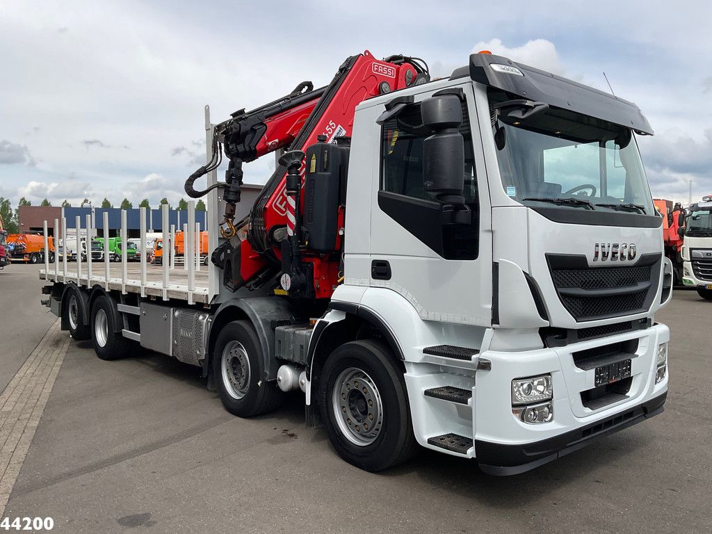 Iveco Stralis AD320S46Y Euro 6 Fassi 45 Tonmeter laadkraan + Fly-Jib
