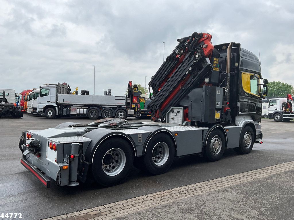 Scania R500 8x4 V8 Retarder Palfinger 53 Tonmeter laadkraan + Fly-Jib