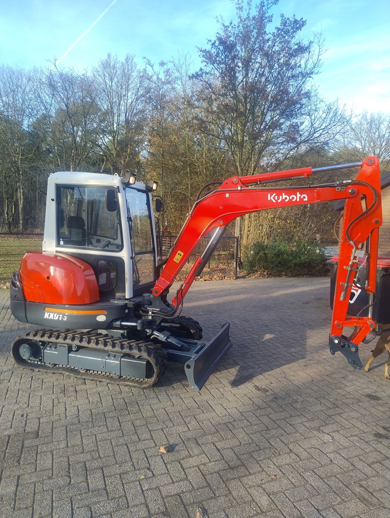 Kubota kx91-3 minigraver 3240 kg
