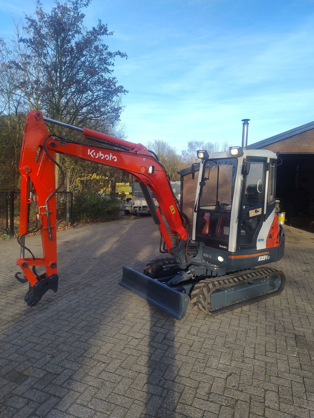 Kubota kx91-3 minigraver 3240 kg