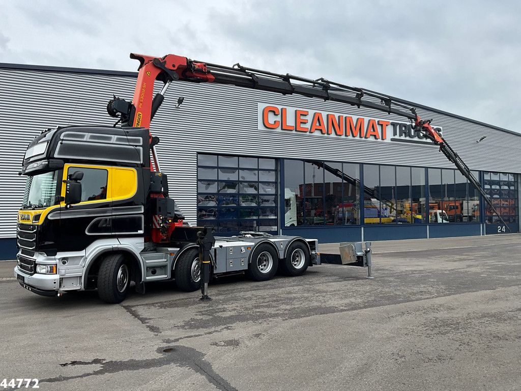 Scania R500 8x4 V8 Retarder Palfinger 53 Tonmeter laadkraan + Fly-Jib