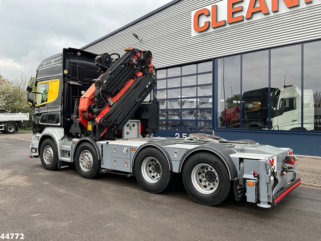 Scania R500 8x4 V8 Retarder Palfinger 53 Tonmeter laadkraan + Fly-Jib