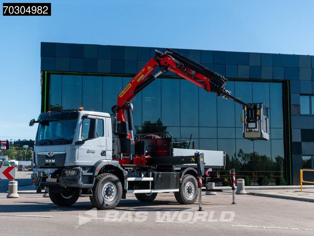 MAN TGM 18.320 4X4 NEW 4x4 Palfinger PK 27002-SH D Crane manbasket Steelsuspension