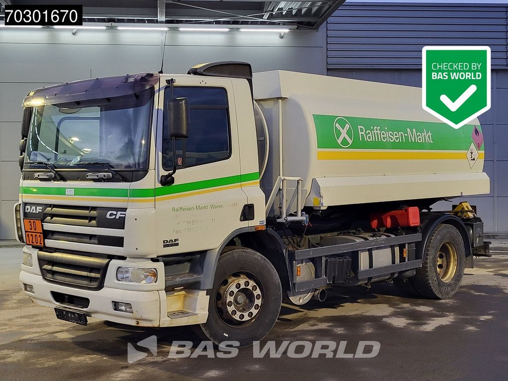 DAF CF75.310 4X2 13500 Lohr tanker 2 compartments ADR Manual Euro 3