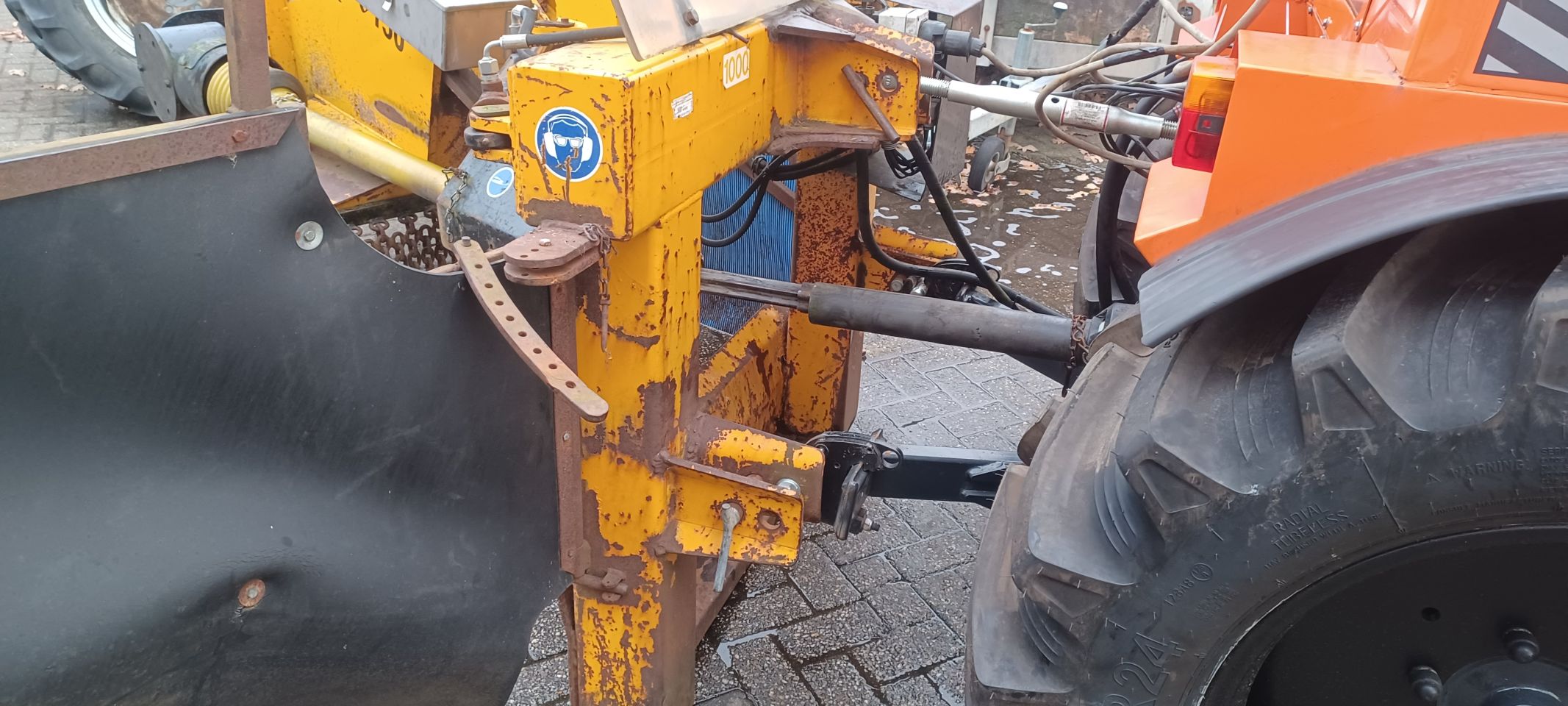 Stobben frees van obm zware uitvoering wiel is 78 cm diameter