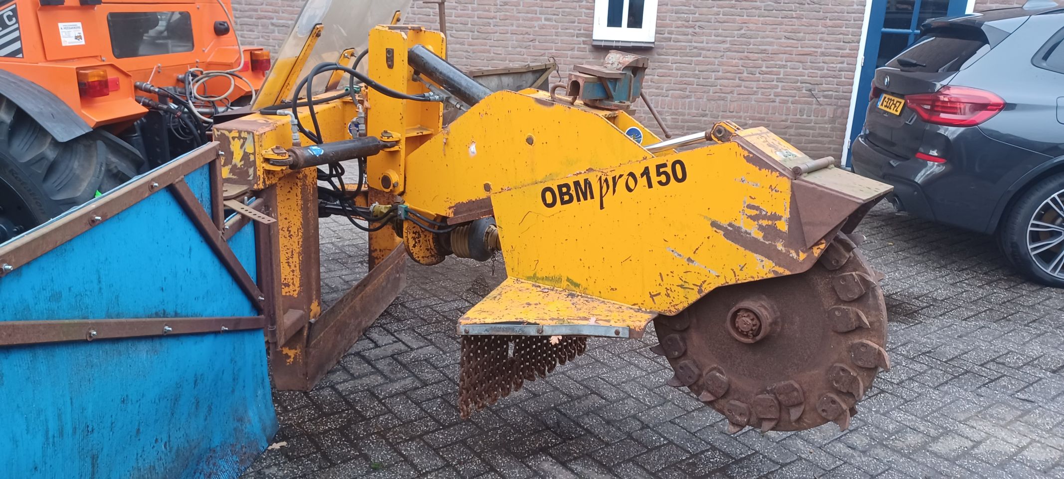 Stobben frees van obm zware uitvoering wiel is 78 cm diameter