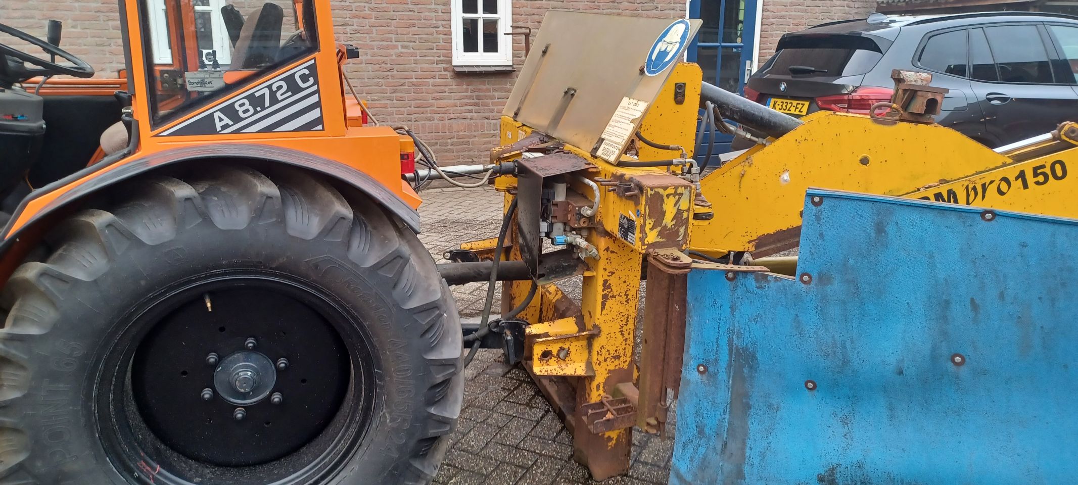 Stobben frees van obm zware uitvoering wiel is 78 cm diameter