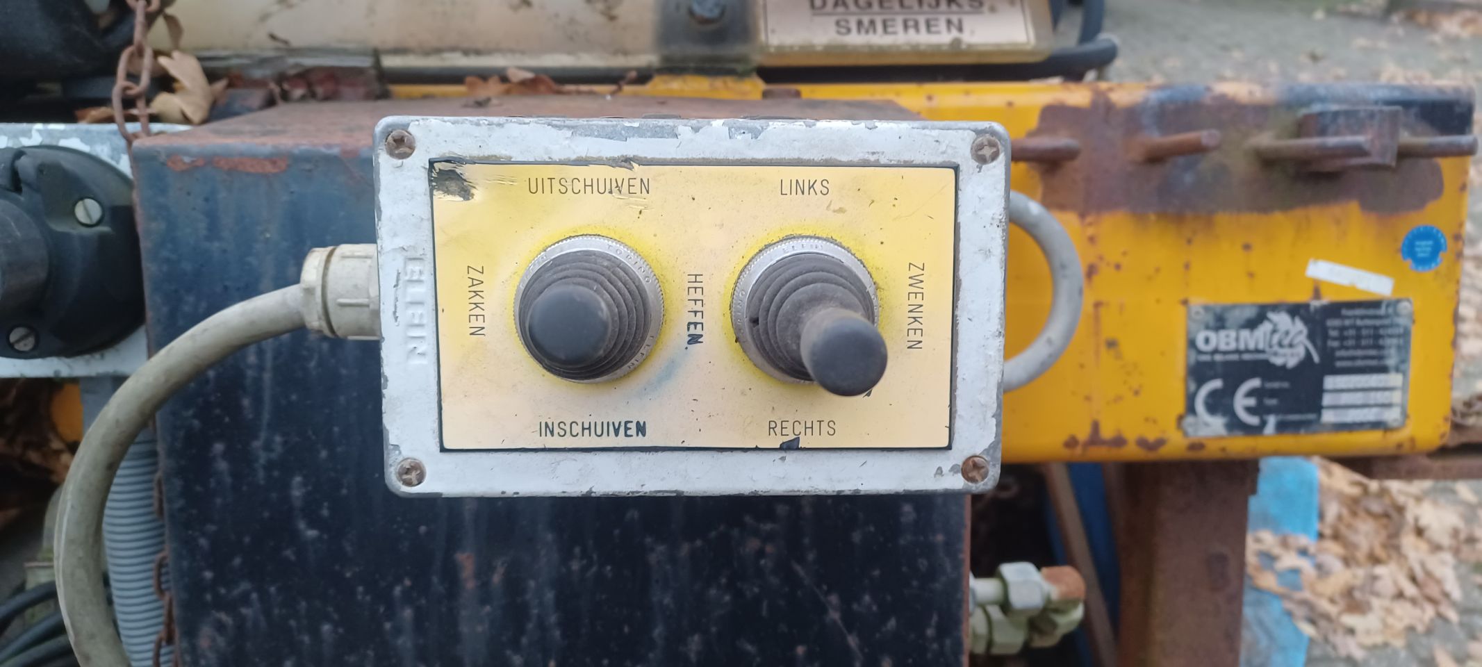 Stobben frees van obm zware uitvoering wiel is 78 cm diameter