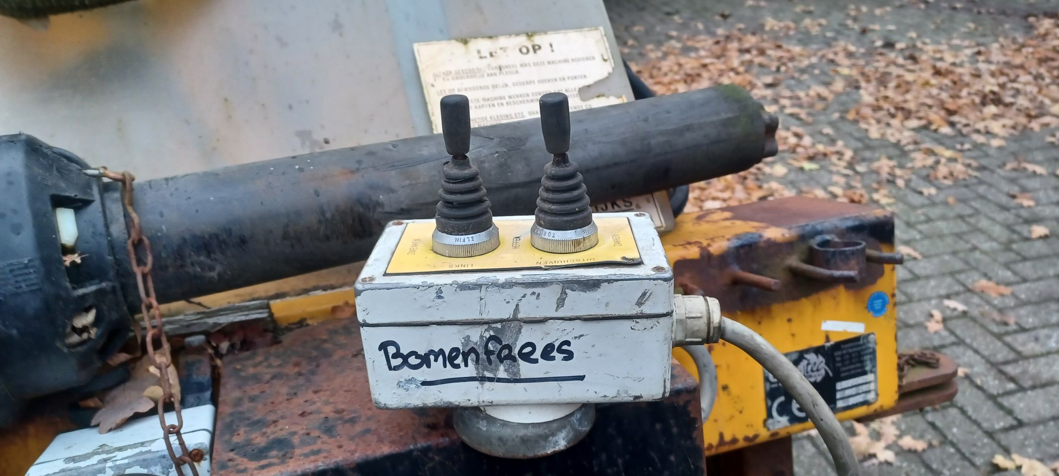 Stobben frees van obm zware uitvoering wiel is 78 cm diameter