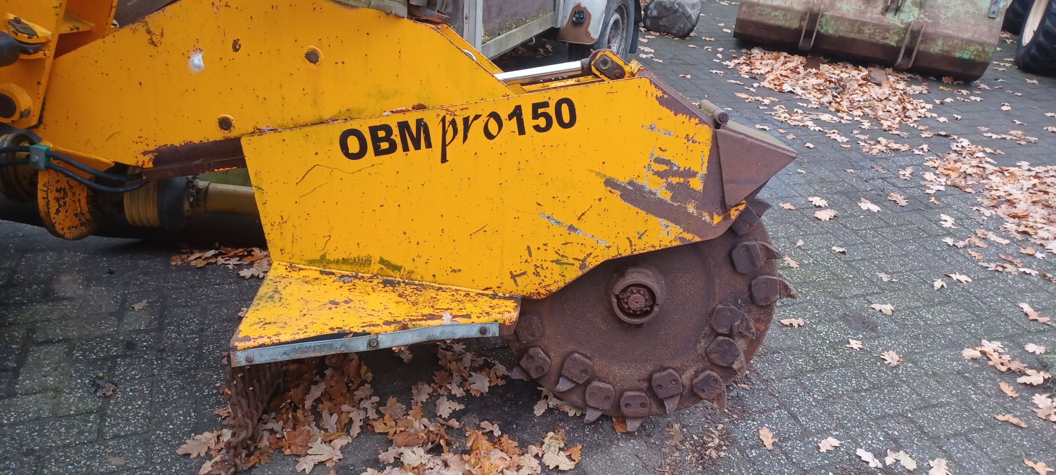 Stobben frees van obm zware uitvoering wiel is 78 cm diameter