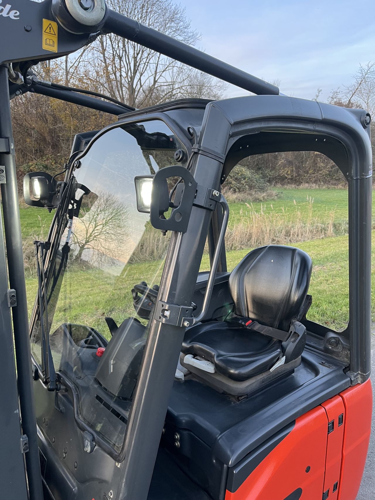 Linde E16C-02 elektrische heftruck triplo sideshift