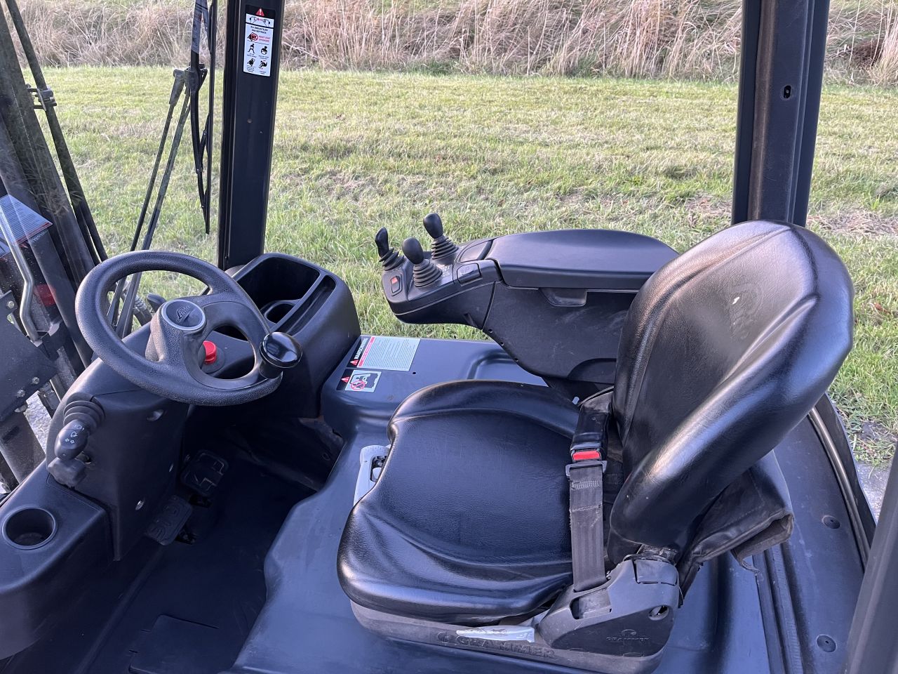 Linde E16C-02 elektrische heftruck triplo sideshift