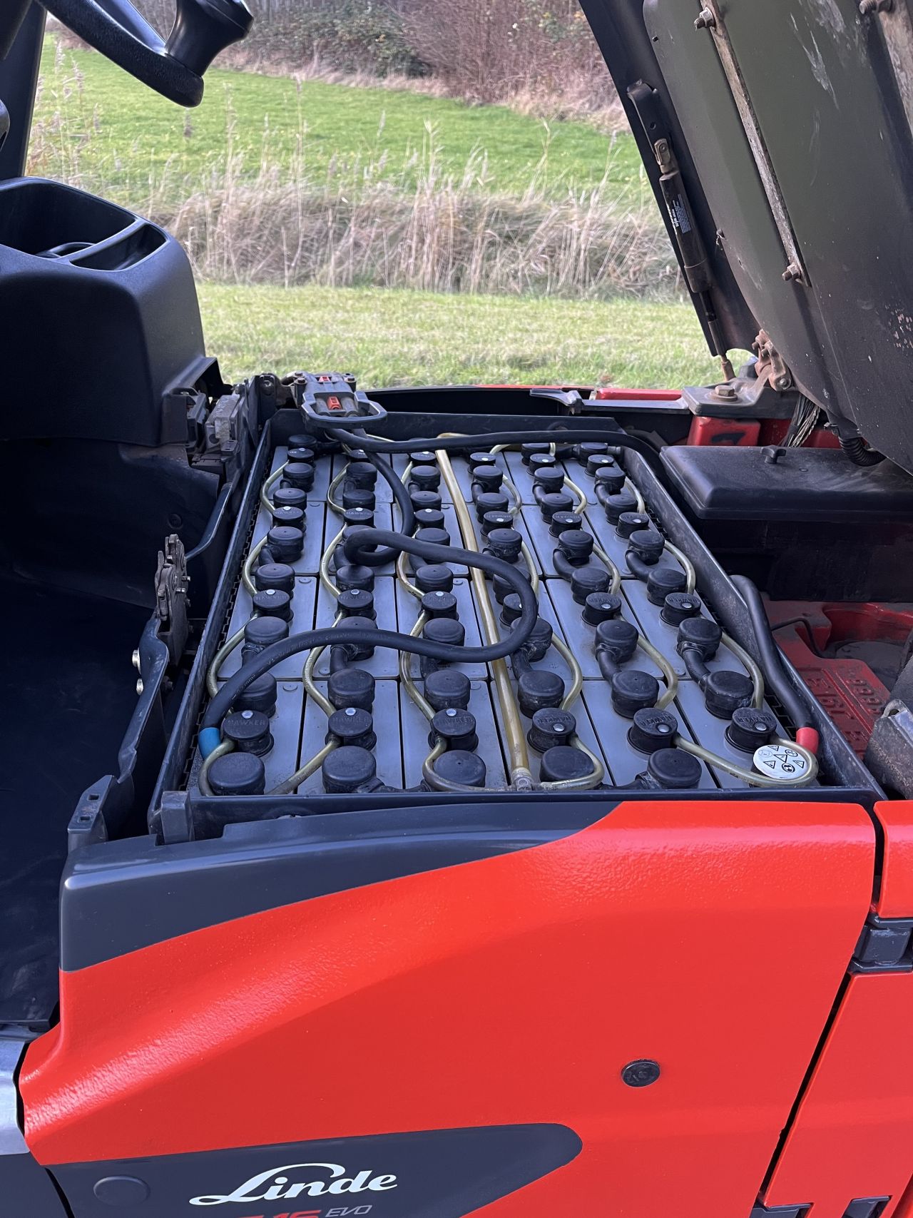 Linde E16C-02 elektrische heftruck triplo sideshift