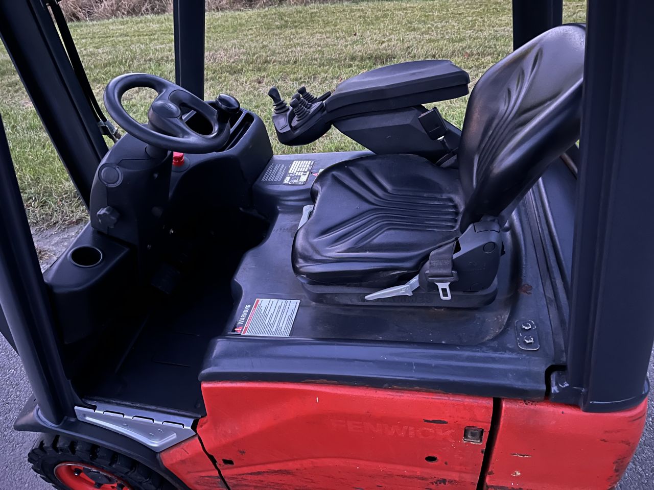 Linde E16C-01 elektrische heftruck triplo Sideshift