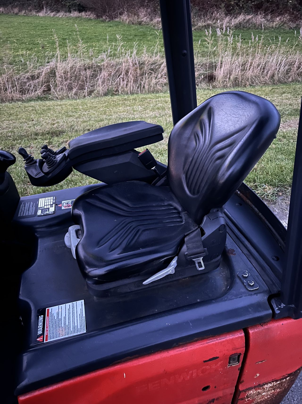 Linde E16C-01 elektrische heftruck triplo Sideshift