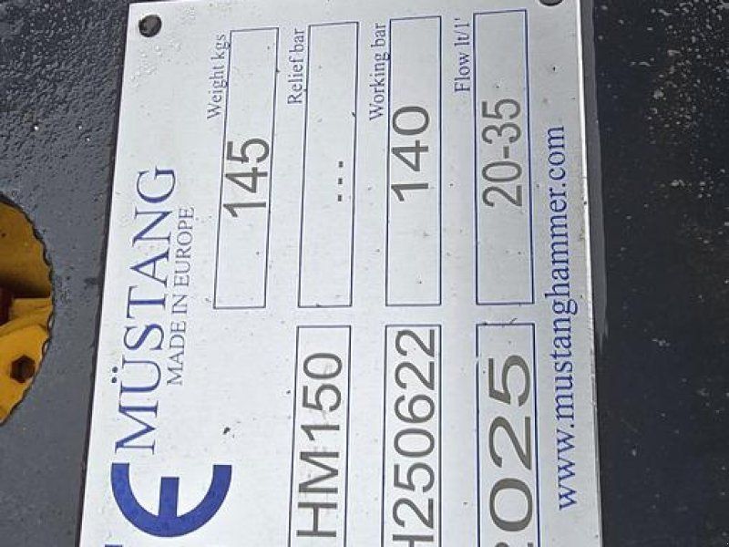 Mustang HM150 Hydraulikhammer