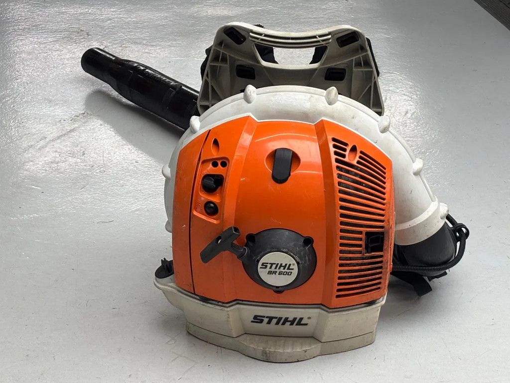 Stihl Br600 gebruikte bladblazer ruggedragen