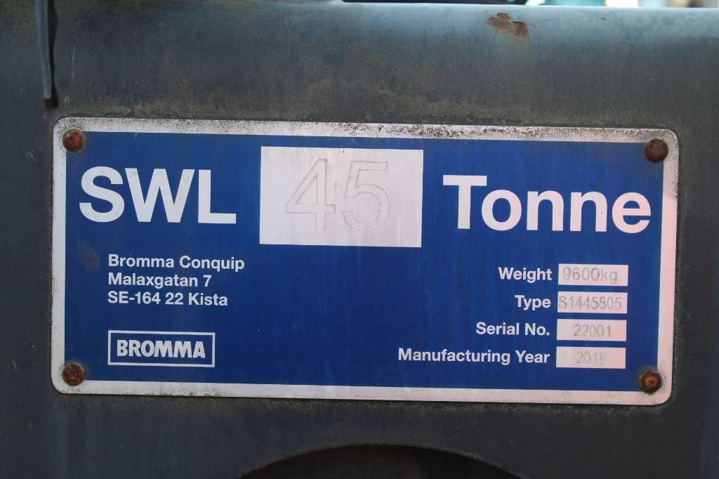 Bromma S1445805 spreader Kalmar drg450