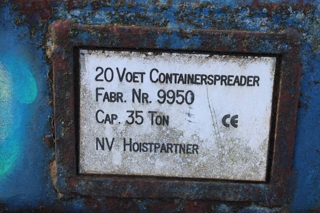 NV Hoistpartner 20 ft container spreader Cap. 35 T