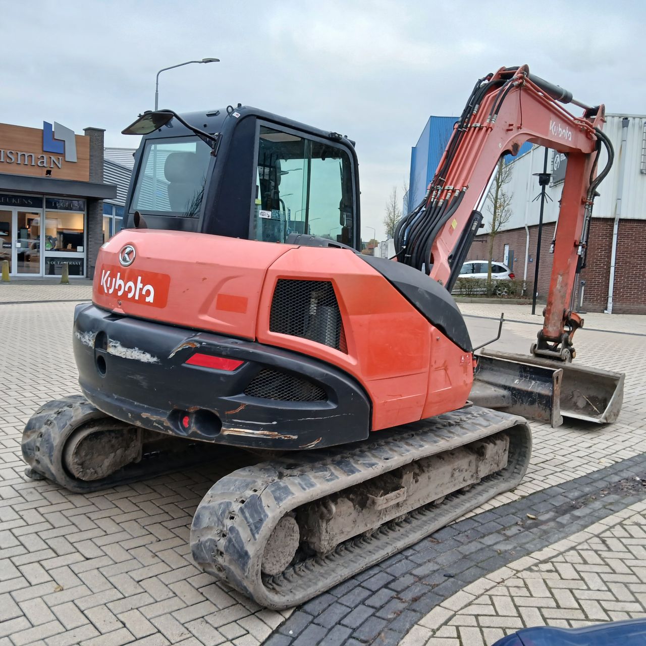 Kubota Kx080-4 Midigraver.
