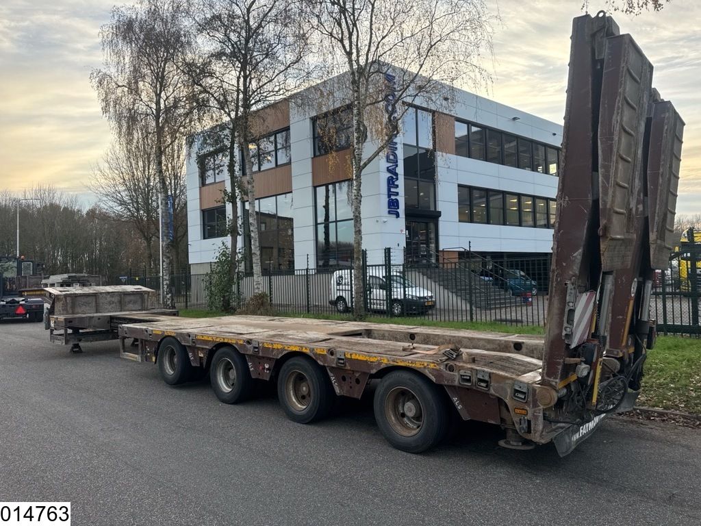 Faymonville Lowbed 74,800 kg, Extendable, Steering axle, Remote