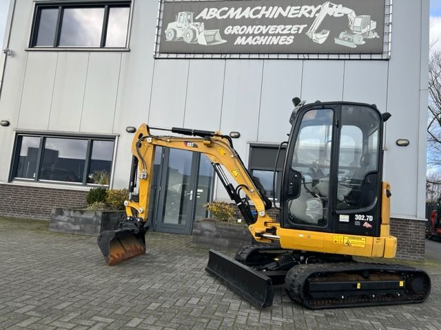Caterpillar 302.7D bj2018 SLP/SRT A/C 3T Minigraver Minikraan