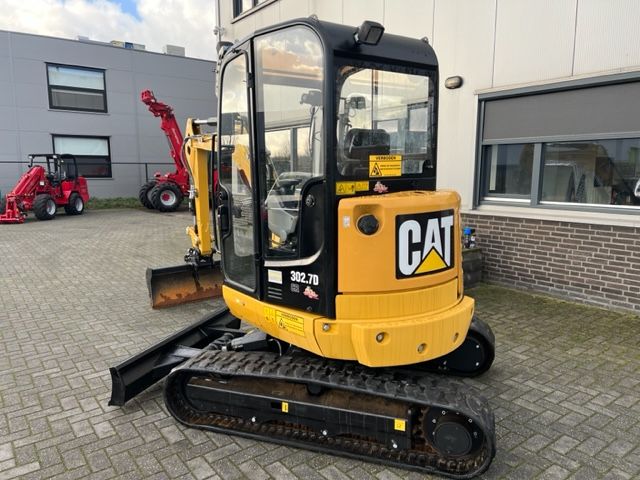 Caterpillar 302.7D bj2018 SLP/SRT A/C 3T Minigraver Minikraan