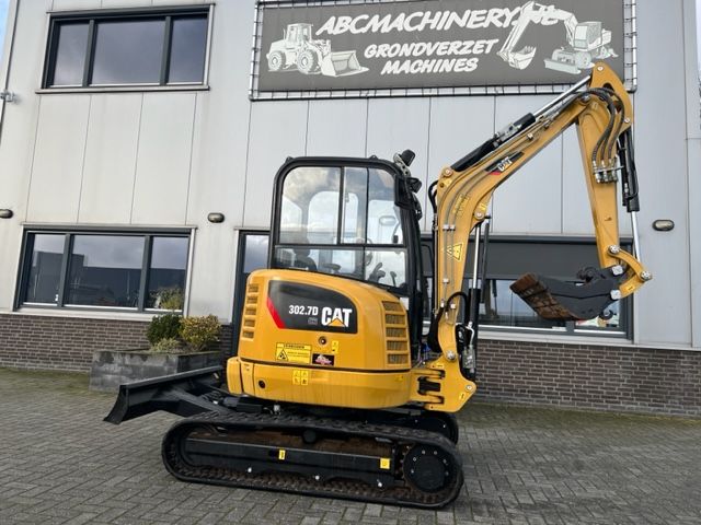 Caterpillar 302.7D bj2018 SLP/SRT A/C 3T Minigraver Minikraan