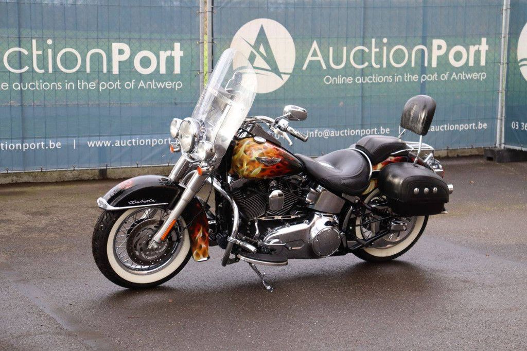 Harley-Davidson Softail Deluxe Petrol Motorcycle 2013