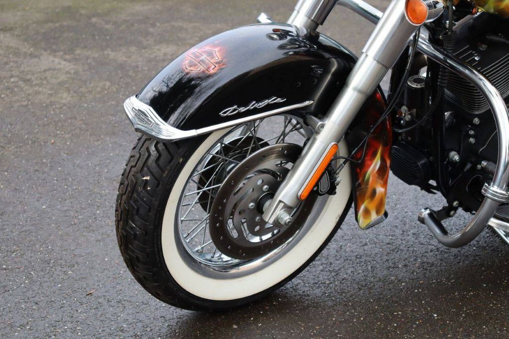 Harley-Davidson Softail Deluxe Petrol Motorcycle 2013